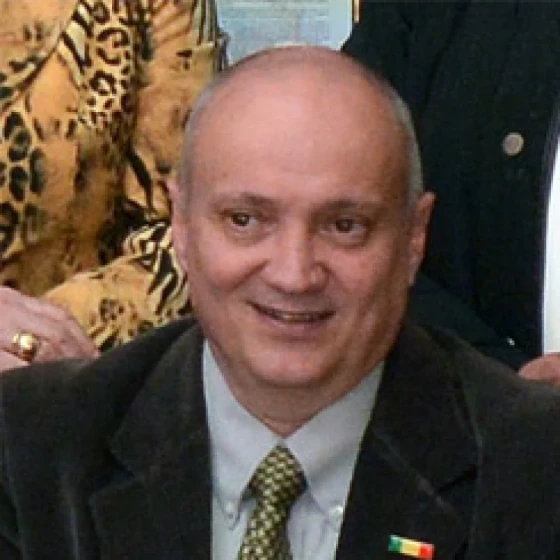 Presidente Franco Crivelli de la Sociedad Italiana en Salta, Argentina